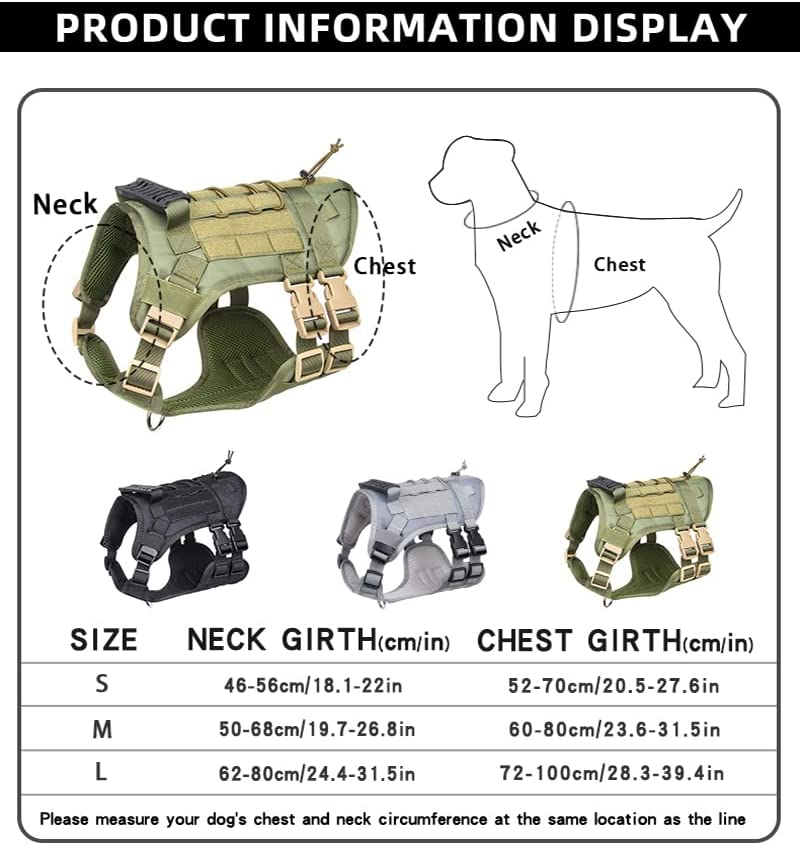 AIWAI Tactical Dog Harness